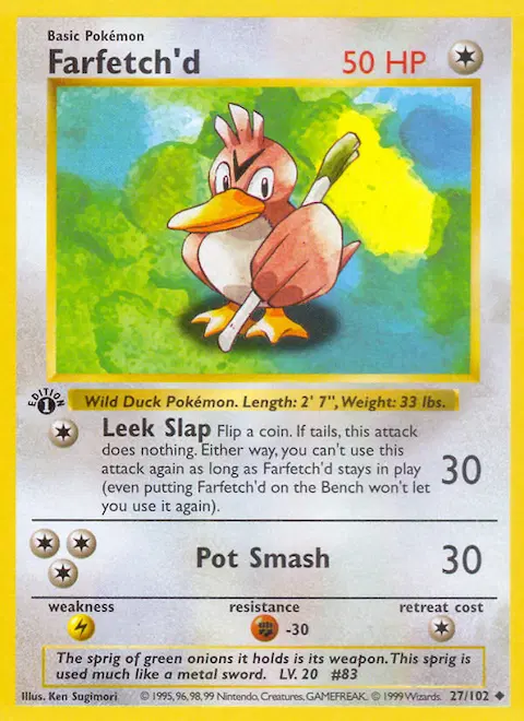 Farfetch'd, Base Set 27/102