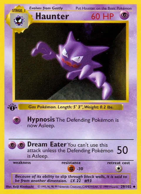 Haunter, Base Set 29/102