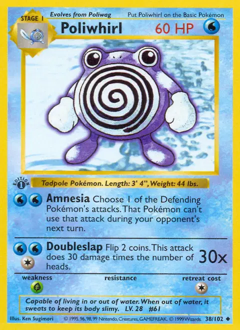 Poliwhirl, Base Set 38/102