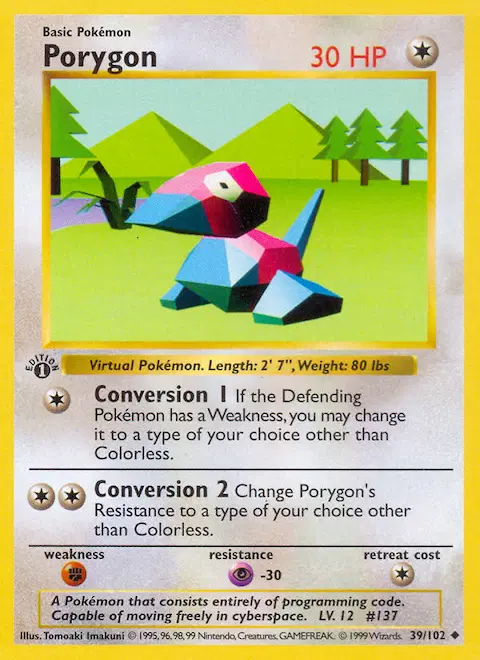 Porygon, Base Set 39/102