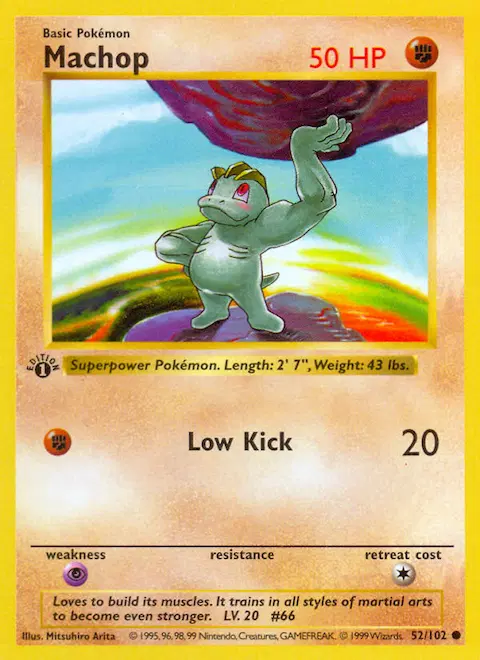 Machop, Base Set 52/102