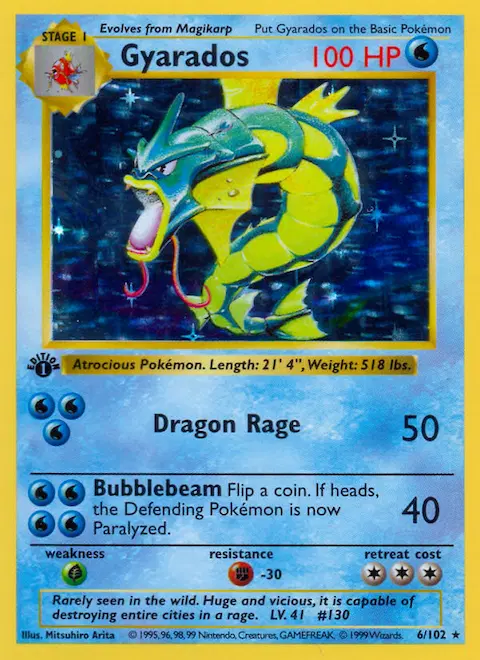 Gyarados, Base Set 6/102