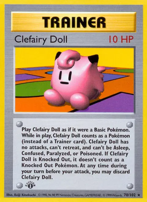 Clefairy Doll, Base Set 70/102