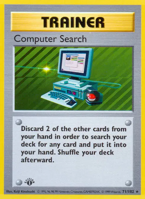 Computer Search, Base Set 71/102