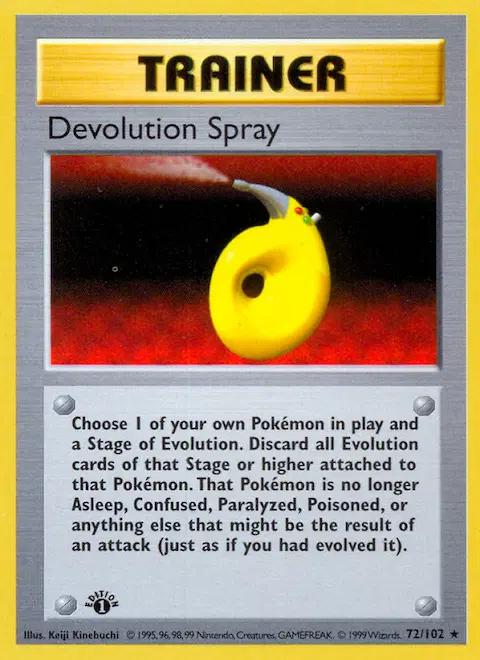 Devolution Spray, Base Set 72/102