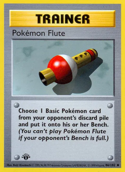 Pokémon Flute, Base Set 86/102