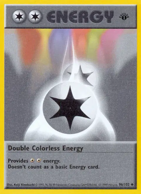 Double Colorless Energy, Base Set 96/102