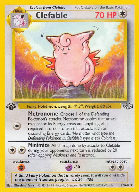 Clefable, Jungle 17/64