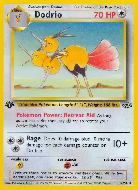 Dodrio, Jungle 34/64