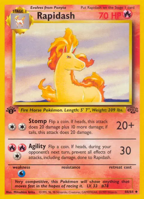 Rapidash, Jungle 44/64