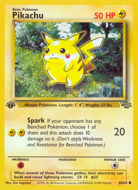 Pikachu, Jungle 60/64