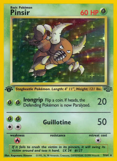 Pinsir, Jungle 9/64