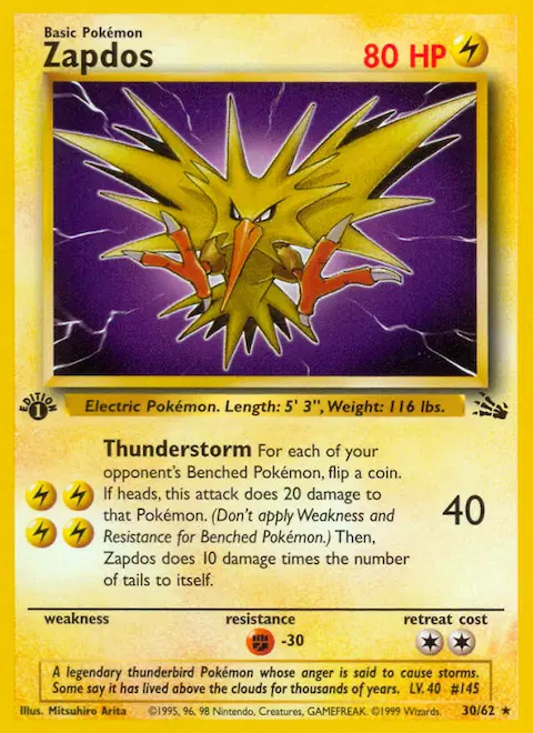 Zapdos, Fossil 30/62