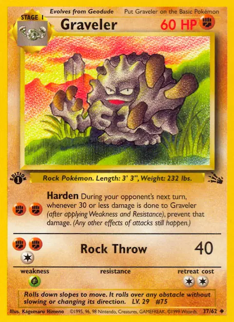 Graveler, Fossil 37/62