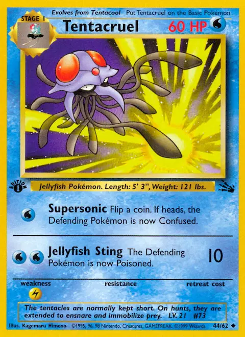 Tentacruel, Fossil 44/62