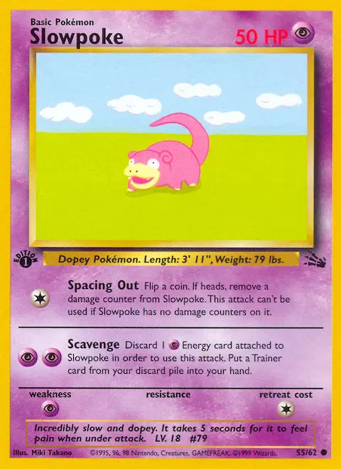 Slowpoke, Fossil 55/62
