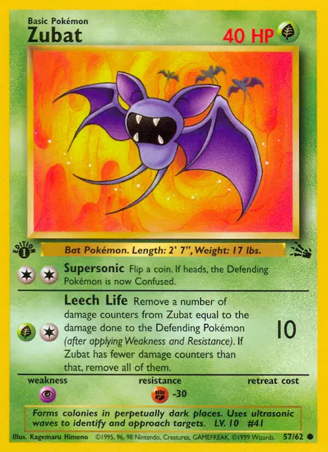 Zubat, Fossil 57/62