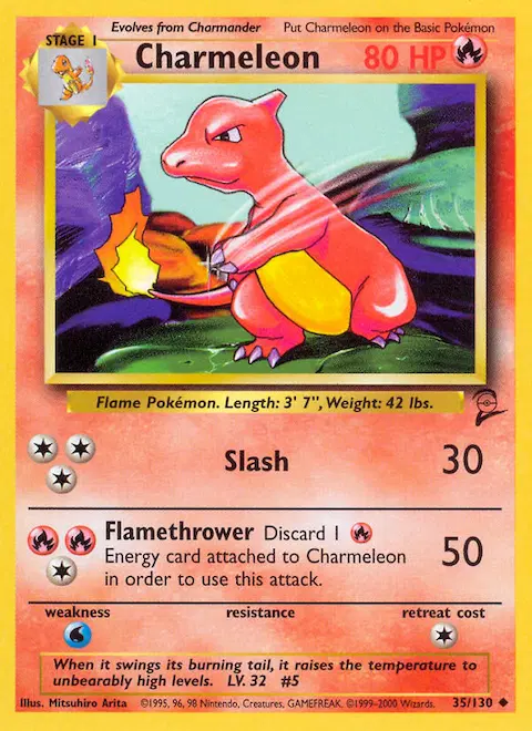 Charmeleon, Base Set 2 35/130