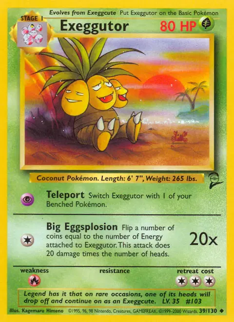 Exeggutor, Base Set 2 39/130