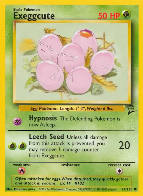 Exeggcute, Base Set 2 74/130