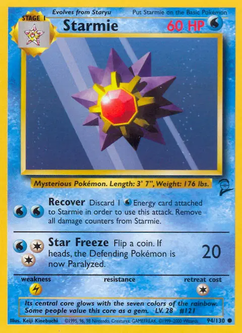 Starmie, Base Set 2 94/130