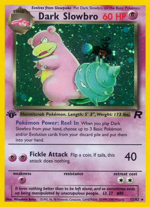 Dark Slowbro, Team Rocket 12/82