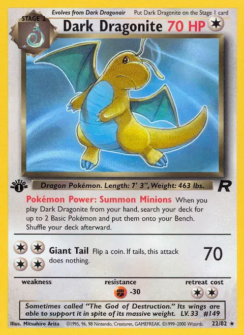 Dark Dragonite, Team Rocket 22/82