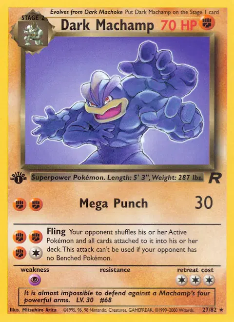 Dark Machamp, Team Rocket 27/82