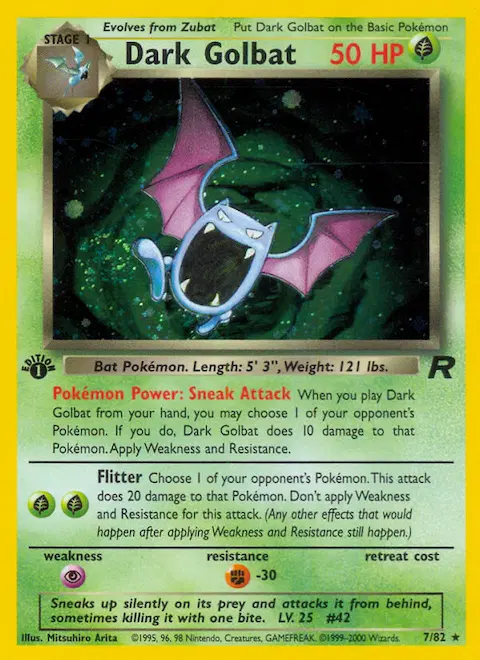 Dark Golbat, Team Rocket 7/82