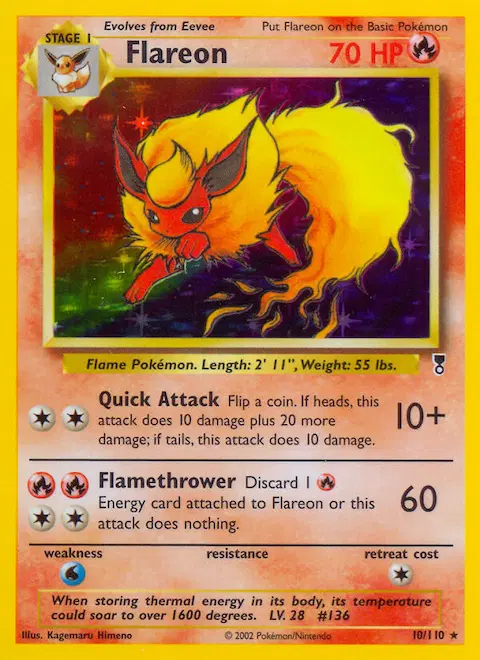 Flareon, Legendary Collection 10/110