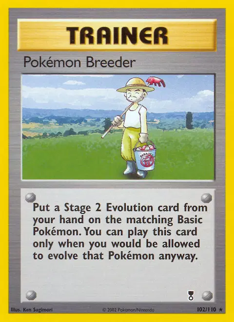 Pokémon Breeder, Legendary Collection 102/110