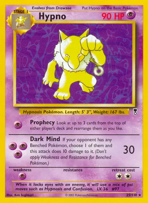 Hypno, Legendary Collection 25/110