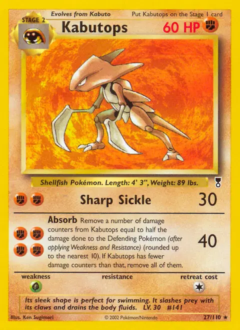 Kabutops, Legendary Collection 27/110