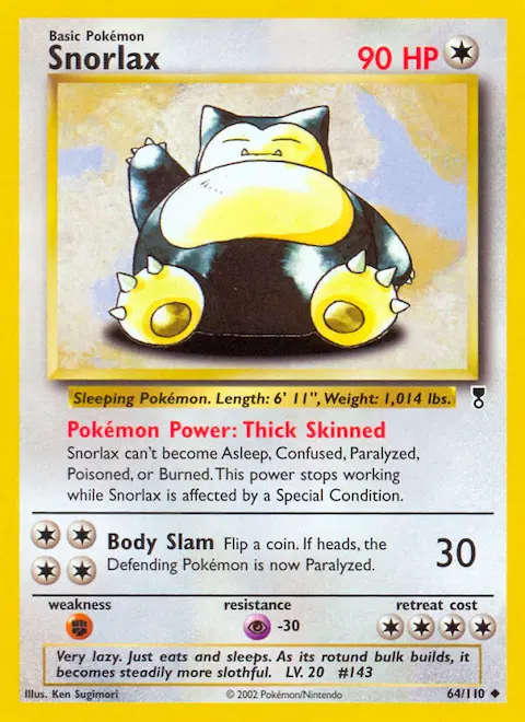 Snorlax, Legendary Collection 64/110