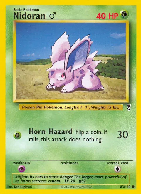 Nidoran ♂, Legendary Collection 83/110