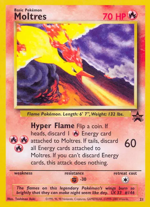 Moltres, Wizards Black Star Promos 21/53