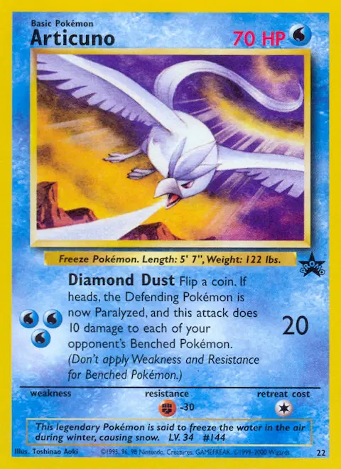 Articuno, Wizards Black Star Promos 22/53