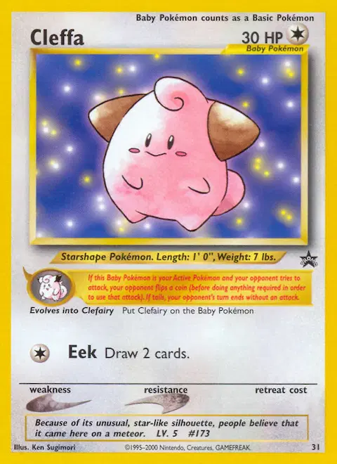 Cleffa, Wizards Black Star Promos 31/53