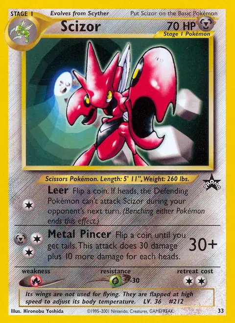 Scizor, Wizards Black Star Promos 33/53