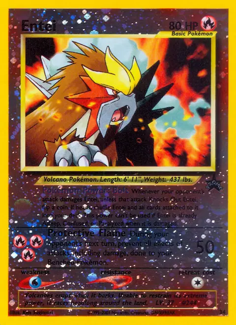 Entei, Wizards Black Star Promos 34/53