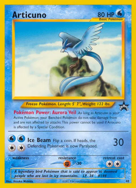Articuno, Wizards Black Star Promos 48/53