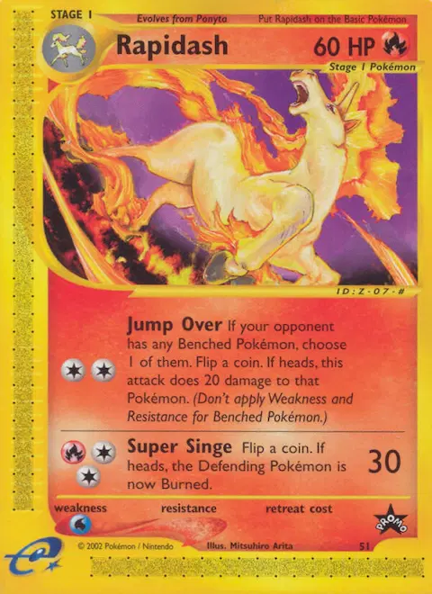 Rapidash, Wizards Black Star Promos 51/53