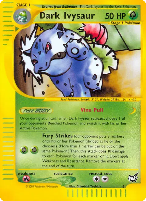 Dark Ivysaur, Best of game 6/9