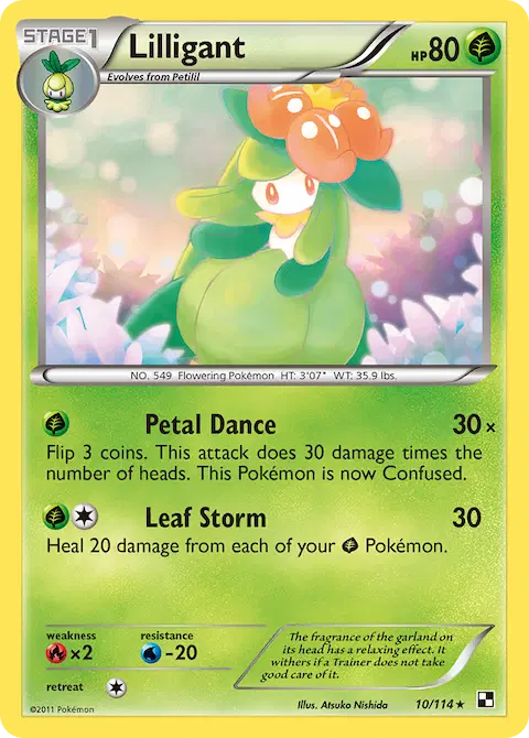 Lilligant, Black & White 10/114