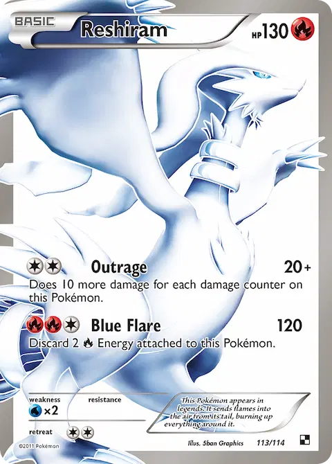 Reshiram, Black & White 113/114