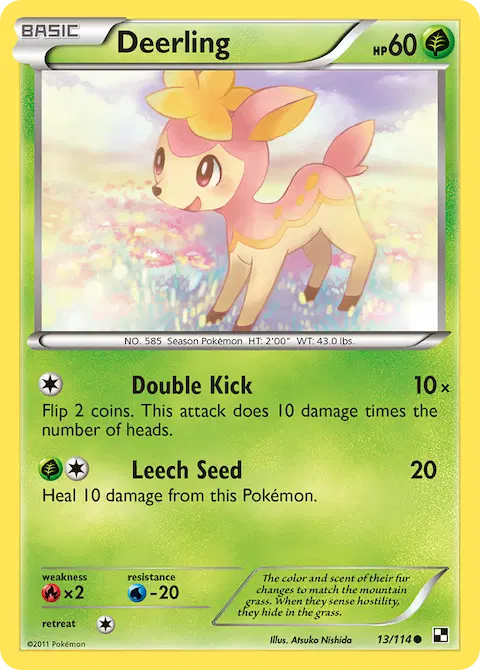 Deerling, Black & White 13/114