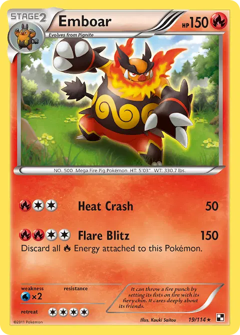 Emboar, Black & White 19/114