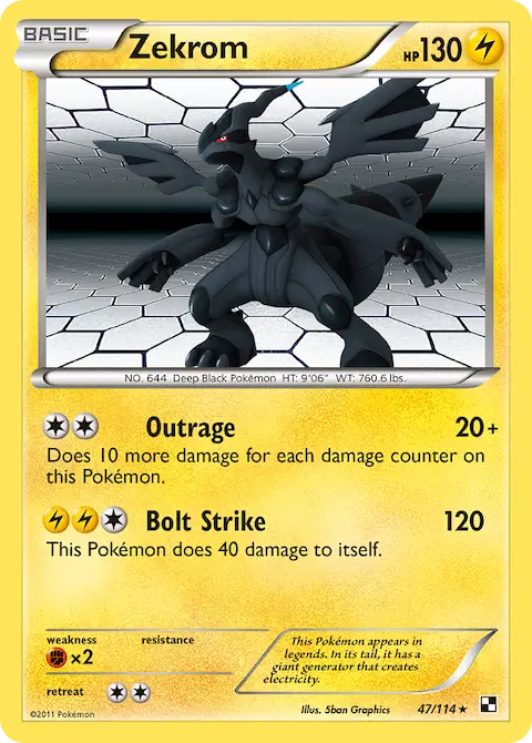 Zekrom, Black & White 47/114