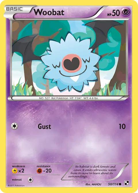 Woobat, Black & White 50/114