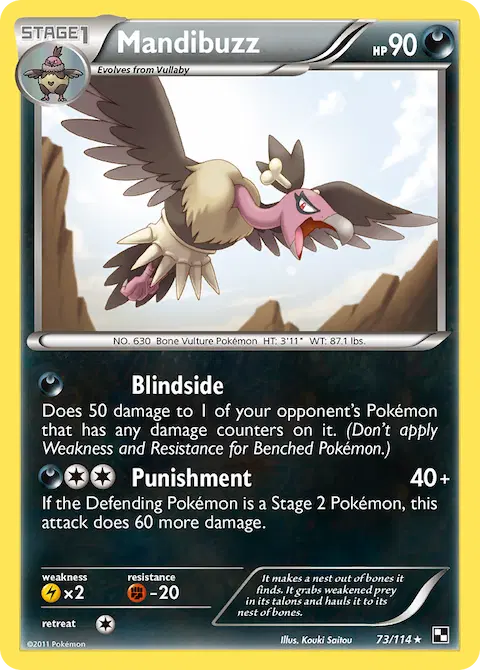 Mandibuzz, Black & White 73/114